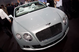 Bentley Continental GTC на автосалоне во Франкфурте