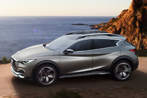 Infiniti QX30 тестируют в Испании