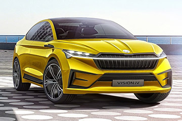 Подробности о электрокроссовере Skoda Vision iV