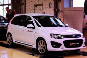 Фото ”заряженного” хэтчбека Lada Kalina