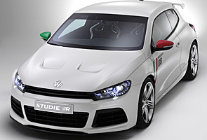 Гоночный Volkswagen Scirocco GT24 в гражданском