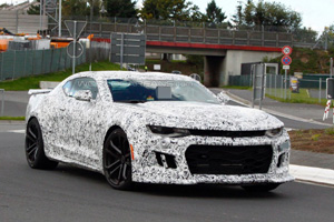 “Заряженный” Chevrolet Camaro ZL1 замечен в Нюрбургринге