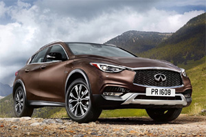 Объявлены рублевые цены на новый кроссовер Infiniti QX30