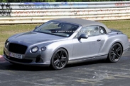 Новый Bentley Continental GTC замечен в Нюрбургринге