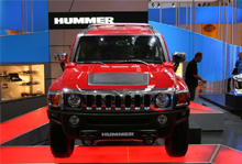 Hummer на Международном Автомобильном Салоне во Франкфурте.