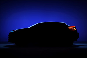 Концептуальный кроссовер Toyota C-HR на автосалоне в Париже