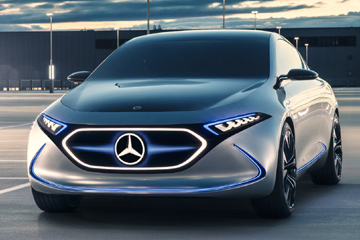 Электрический Mercedes-Benz Concept EQA во Франкфурте