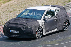 Hyundai Veloster N появился на Нюрбургринге