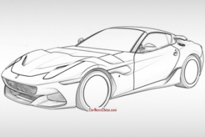 Первые изображения заряженного Ferrari F12 Berlinetta