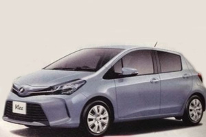 Фото обновленного Toyota Yaris