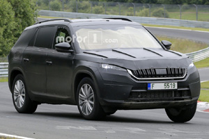 Skoda Kodiaq заметили в Нюрбургринге