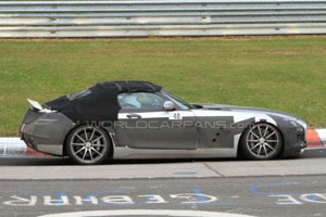 Mercedes-Benz SLS AMG Roadster замечен в Нюрбургринге