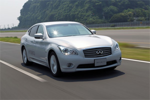 Infiniti M35h побил рекорд книги Гиннесса