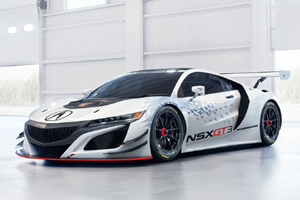 Acura тестирует NSX GT3