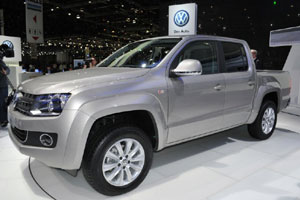 Volkswagen показал комфортабельный пикап Amarok на выставке в Женеве