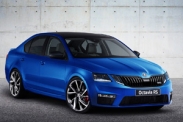 Предполагаемая внешность обновленной Skoda Octavia RS