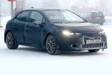 Toyota тестирует Auris в Швеции