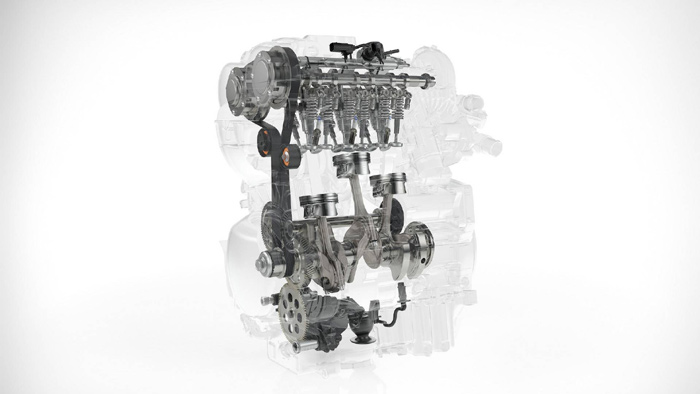 трехцилиндровый двигатель Volvo